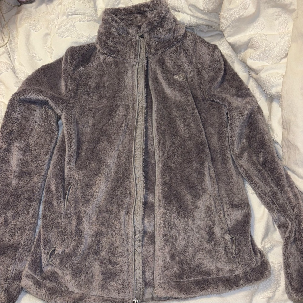 Gray north face fleece